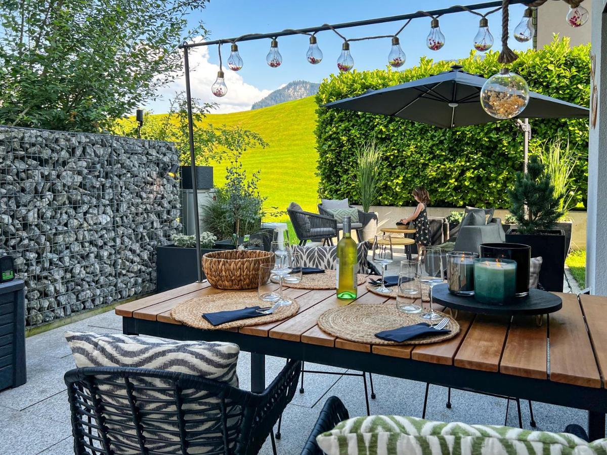 Mid Mountain Apartment Tirol Wiesing Bagian luar foto
